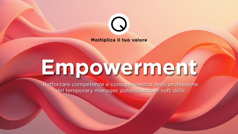 Empowerment e soft skills per temporary manager